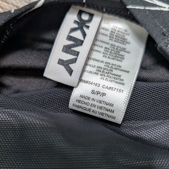 NWT DKNY Sweetheart Black and White Women's‎ Swimwear Size Small - Picture 6 of 10